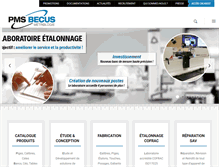 Tablet Screenshot of pms-becus.com